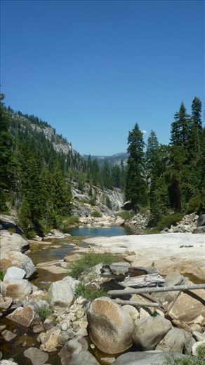 View on hike in Yosemite NP.