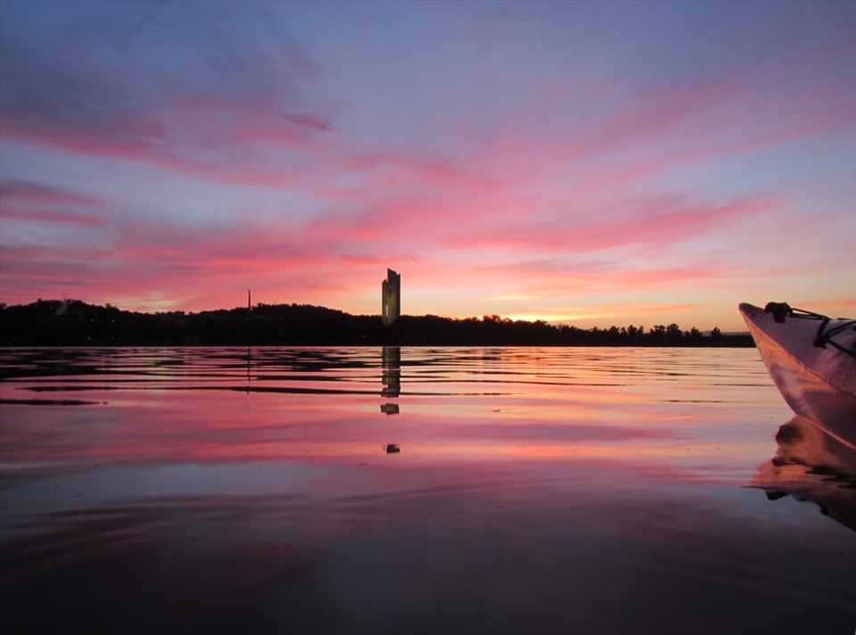 The natural light show was amazing and the water was like a sheet of glass providing pink mirror reflections. This is one of the many reasons why I love my daily paddles as it gives me peace and contentment. 