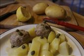 Potatoes and klopse covered in tangy gravy: by kayakphotographer, Views[725]