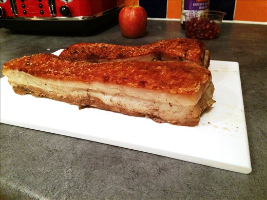 Look how crispy that crackling is!