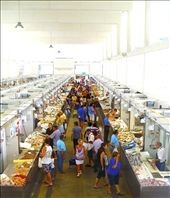 (2) The day’s catch has already been delivered to Cádiz’s seafood market, which bustles in the morning. The city, located at the tip of a long and narrow isthmus, draws sustenance from the sea as it has for millennia; it is, by some estimates, the longest-inhabited city in Europe.: by kelvinhb, Views[547]