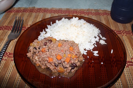 Chili y arroz
