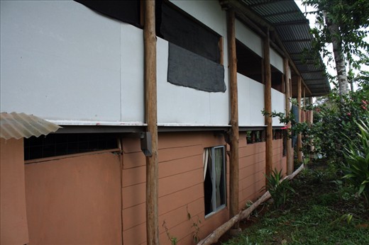 Painted the bottom half of casa