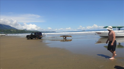 Loading the boat after our dive