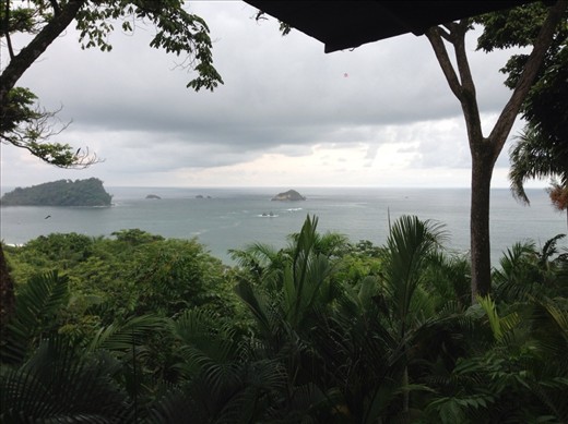 View from one of the restaurants at Costaverde. My room is directly under the restaurant.