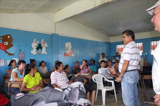 Donald presenting part 2 of compost project