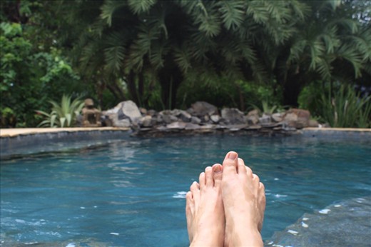 Chillaxin at the pool