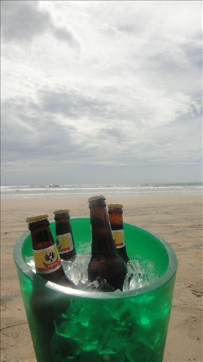 Followed by cold cerveza