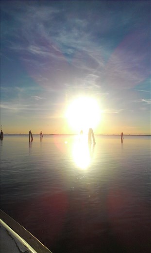 The sunset was out of this world and I felt lucky to have witnessed it in Italy