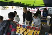 Lunch break for foosball in Zumbahua Ecuador: by kevinwenning, Views[203]