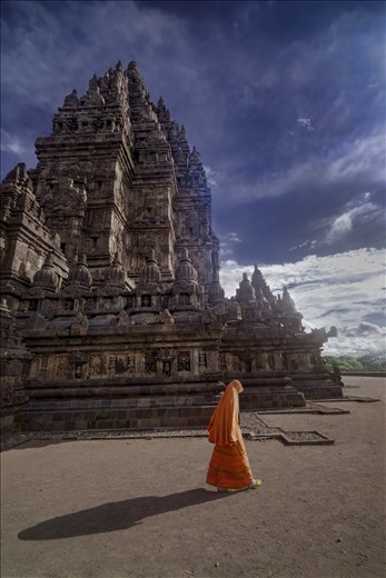 Prambanan is a complex of temples in Yogyakarta Indonesia that is thousands of y
