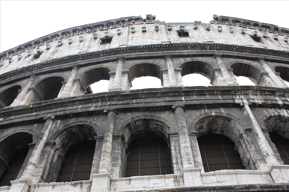 This photograph was the moment that it hit me. I was actually in Italy, standing in front of the Colosseum. I did it. I was seeing, touching, feeling history. Looking at a piece of art that seems impossible for its age. It was an ugly day in Rome that day. Torrential downpours every few minutes. However, this made the photos come out awesome and you can really feel the story behind this masterpiece. 