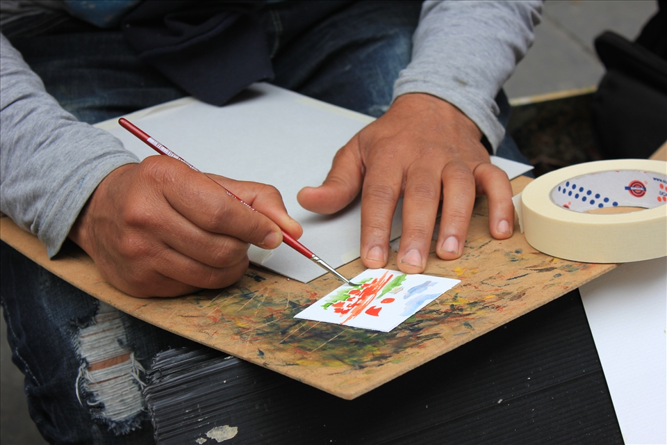 I think I bought a piece of artwork from a street artist in every city I visited but it was this man in Florence who caught my eye and ear. I sat and listened to his stories of travel for only a short thirty minutes, but five watercolors later, that I then bought, I left him with an urge to see more of this world. I left the states feeling a little lost with who I was and where I wanted to go in life. When I returned I realized I wasn't lost I just have a need to see more. A need to travel and learn from others. And of course photograph everything I see so that the stories can be better understood when I tell them. 