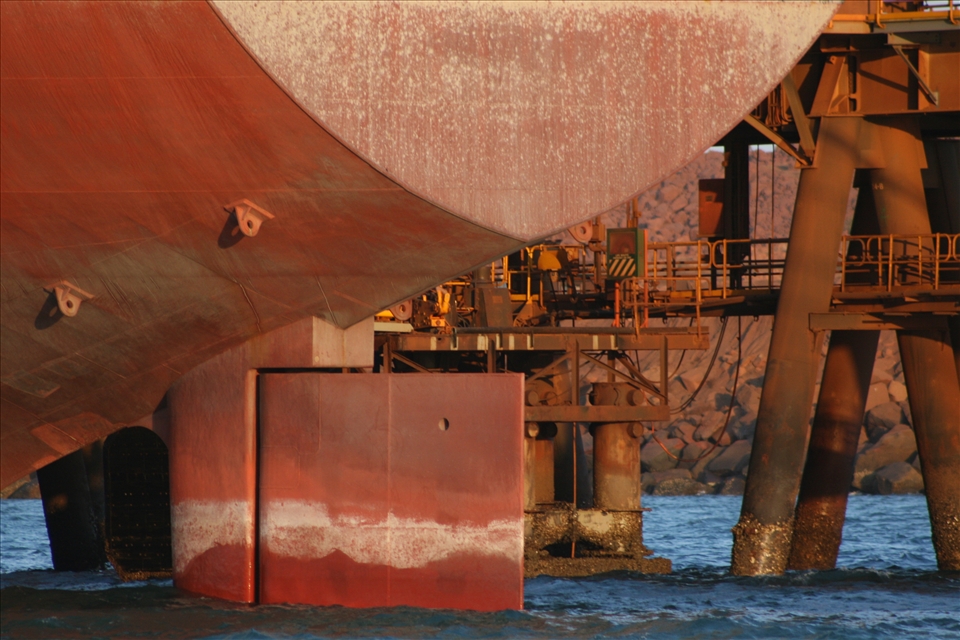 Dampier, Ship in Port