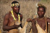 Hadzabe tribesmen of Lake Eyasi region in Tanzania capture Dik Dik .: by kgoussetis, Views[254]