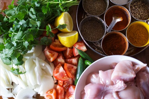 Ingredients of a perfect karahi.