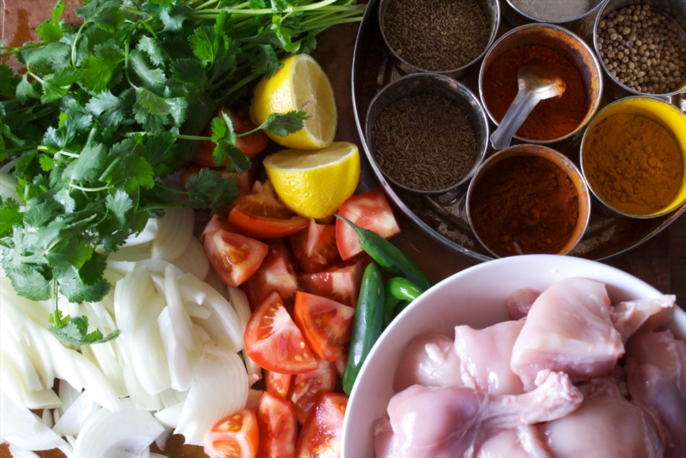 Ingredients of a perfect karahi.