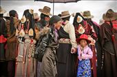 The men, but specially the khampa women leave behind their humble nomad daily clothing and dress up with their best garments and jewelry, not to mention their spectacular hairstyle.: by kham-nomads, Views[2196]