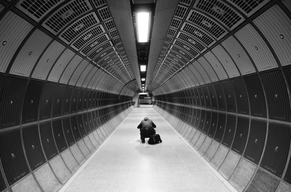 Walking around the London Underground I met another photo freak