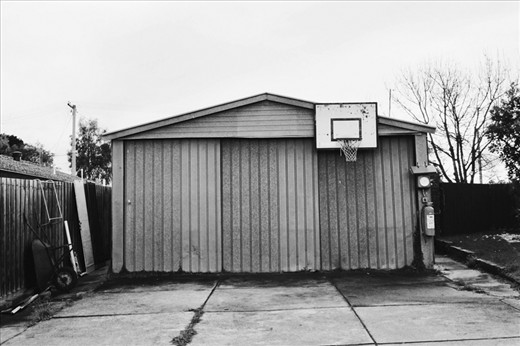 As teenagers we were aware of the town’s perceived ugliness. We could see it formalized in the built environment and we could feel it harboured in the attitudes of many of the residents. 'The childhood home of one of my dearest friends. Along with having the space for a backyard the suburban shed might be considered one of the luxuries afforded to those living in the outer suburban sprawl.'