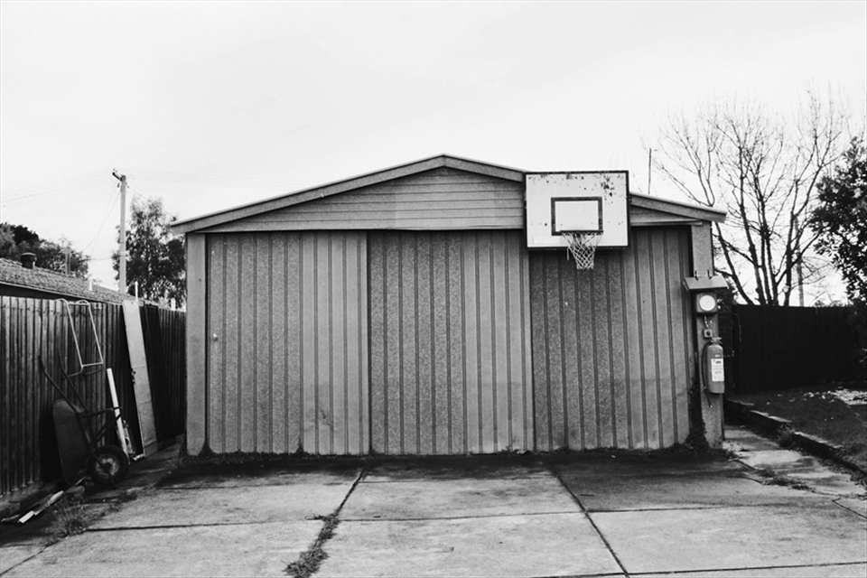 As teenagers we were aware of the town’s perceived ugliness. We could see it formalized in the built environment and we could feel it harboured in the attitudes of many of the residents. 'The childhood home of one of my dearest friends. Along with having the space for a backyard the suburban shed might be considered one of the luxuries afforded to those living in the outer suburban sprawl.'