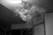 At the time we were reacting to a place we thought we hated, but upon recent reflections of this place and time I am reminded of that naive excitement we had blurring the lines between self exploration and discovery, experimentation and destruction. 'Smoke dissipates into fluorescent light as a suburban house party slowly comes to an end.': by kial_, Views[601]