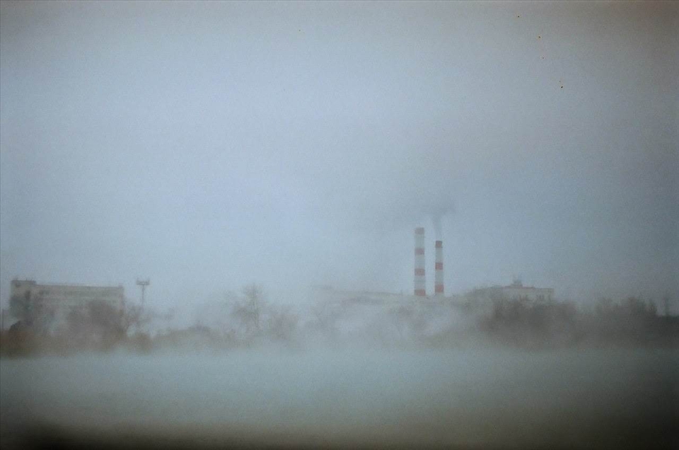 Its manmade lake, like reservoir of combined heat and power plant.