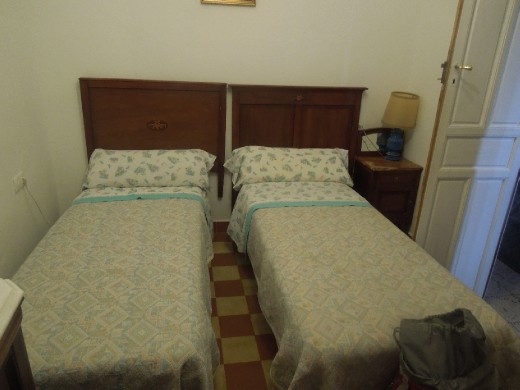 Only two beds to one room is sheer luxury on the Camino!