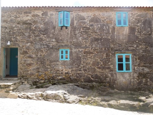 The albergue at Olveiroa...this is where the majority of the beds are located