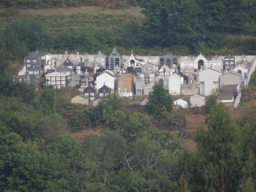 Day 21: On the Way to Cornellana...A typical mausoleum in Spain