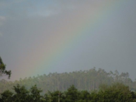 Day 30: Rainbows everywhere on the Way to Ribadiso!
