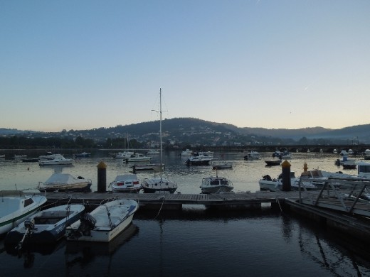 View from the albergue at Pontedueme