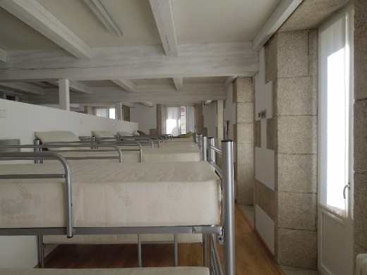 The beautiful albergue in Betanzos