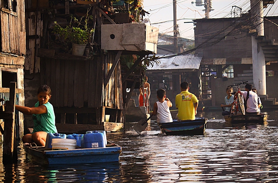 Each boat costs 10,000php. Most of them could not afford one. They pay 10php a ride to get them to places. As for visitors, they are charged 50-100php as help for the residents.