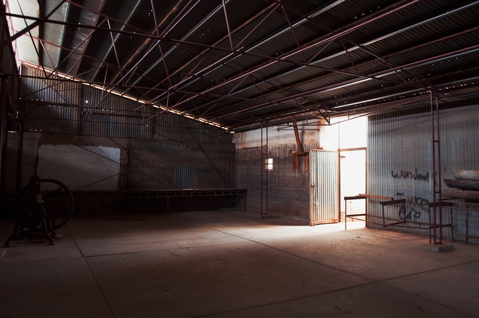 In 1982 control of the Mission lands were restored to the traditional Aranda owners. The tools and buildings abandoned, it has become a tourist destination without tourists. A bleak and empty site within a troubled township. 
