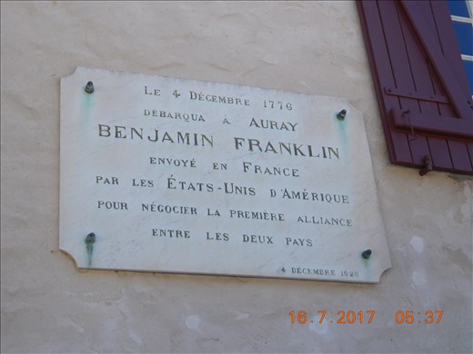 Franklin Plaque