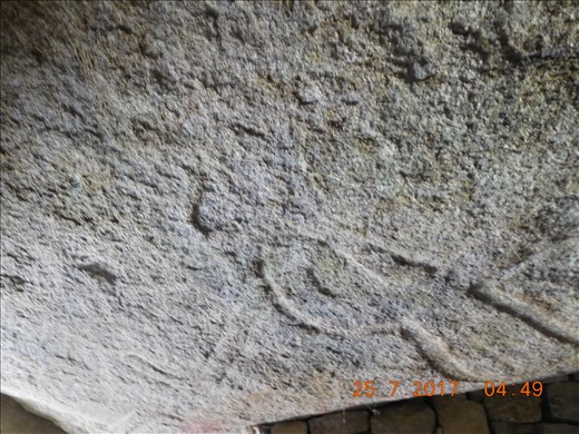 More engravings inside cairn