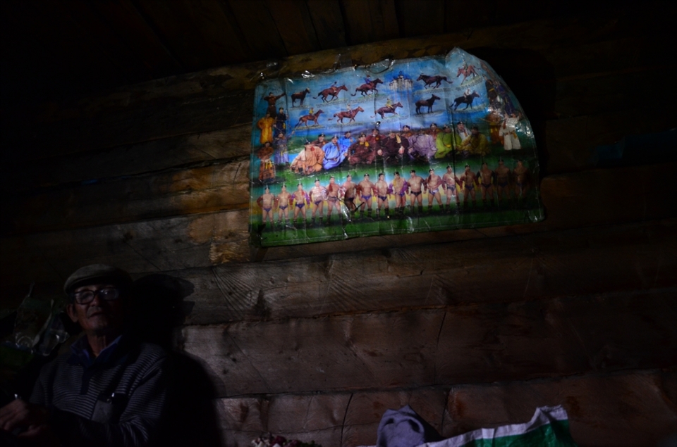 Adulthood arrives early with young parents and wild dreamers.  While waiting out a storm, Sukbat entertains with stories of Mongolia's most accomplished wrestlers and of his personal loss of an eye while protecting his family from local bandits.