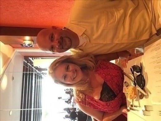 Kirk and Emily at the Rehearsal Dinner