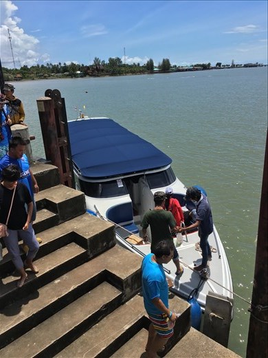 Our boat for the hour ride to Koh Mak