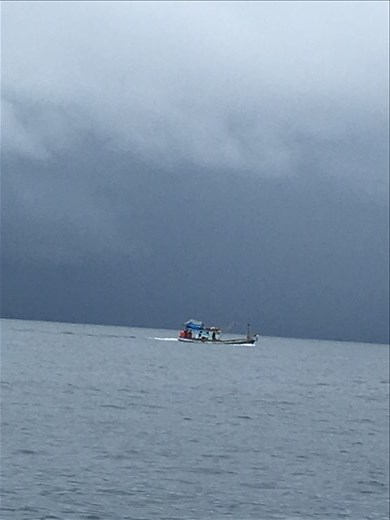 Fish boat between Koh Mak and Koh Chang
