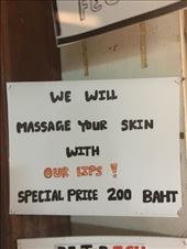 The jokes write themselves!  This is a sign for a 