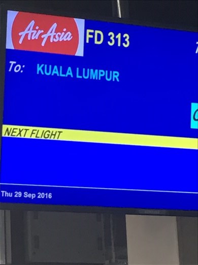 On our way to Kuala Lumpur