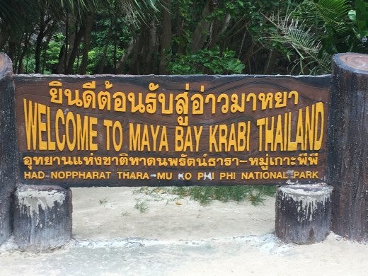 Entrance to Maya Bay