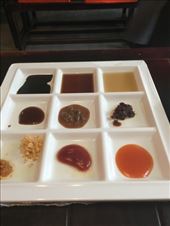 Pum's Cooking School - these are the Thai sauces that are the base for all dishes.: by kirmily, Views[176]