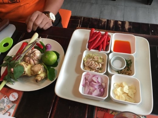 These are the herbs and spices which are the base for all Thai dishes.