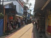 Street view on Koh Phi Phi.  This is where we took our laundry.  Three pounds is about $2.85. : by kirmily, Views[236]