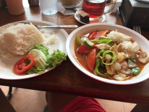 Just one of the dozens of delicious Thai meals we enjoyed on Koh Phi Phi.