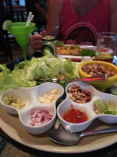 Lettuce Wraps at Banana Bar, Koh Phi Phi