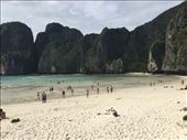 Maya Bay has fine, white sand.: by kirmily, Views[205]